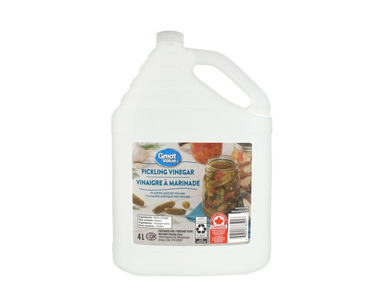 Great Value Pickling Vinegar - 4 L