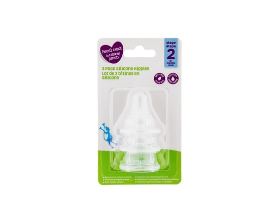 Parent’s Choice Silicon Nipples - One Size