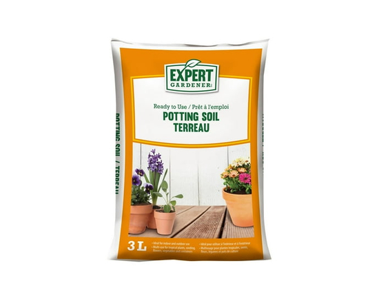 Expert Gardener Potting Soil Mix, 3 L, All-Purpose Potting Mix, 1 Bag - 3 L