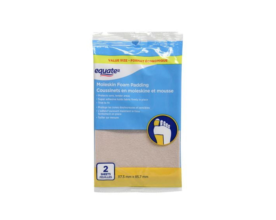 Equate Moleskin Foam Padding