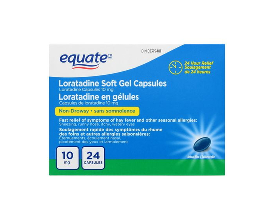 Loratadine Liquid Gel Capsules 10 mg