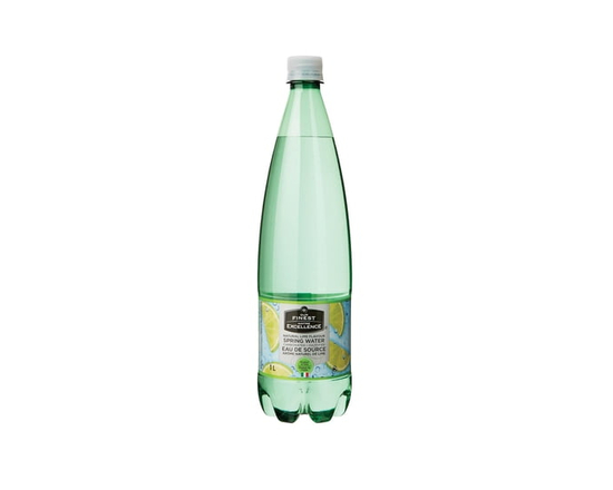Our Finest Natural Lime Flavour Spring Water - Carbonated 1L - 1 L