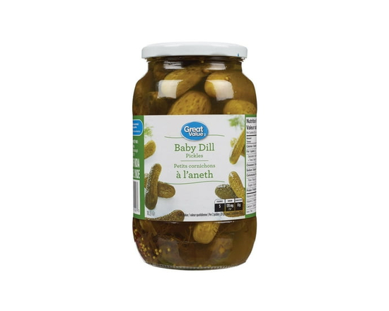 Great Value Baby Dill Pickles - 1 L