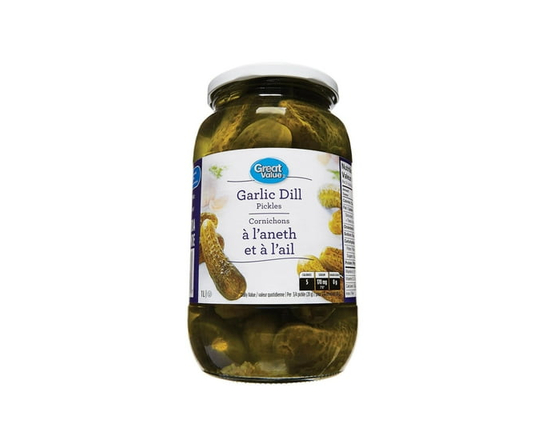 Great Value Garlic Dill Pickles - 1 L