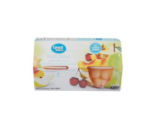 Great Value Fruit Salad with Cherries - 112 mL