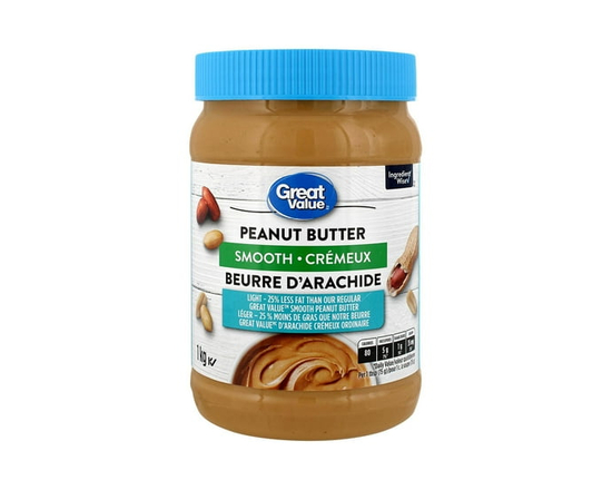 Great Value Light Smooth Peanut Butter - 1 kg