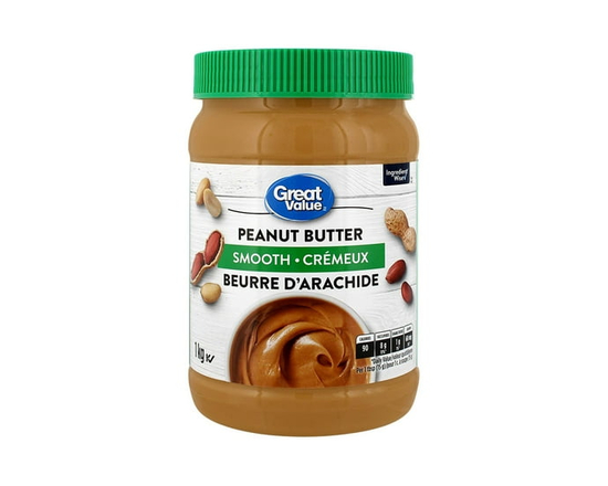 Great Value Smooth Peanut Butter - 1 kg