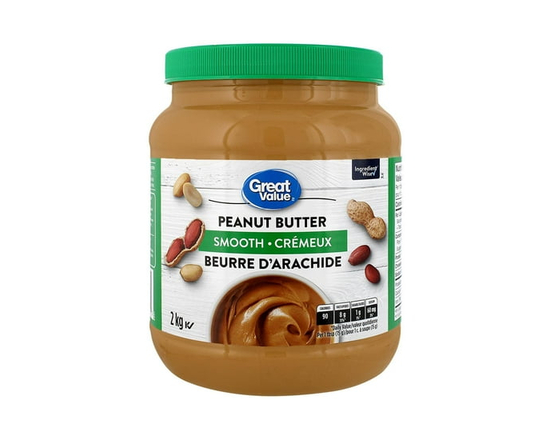 Great Value Smooth Peanut Butter - 2 kg