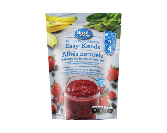 Great Value Fruit and Vegetables Mix Berry-tacular Easy Blends