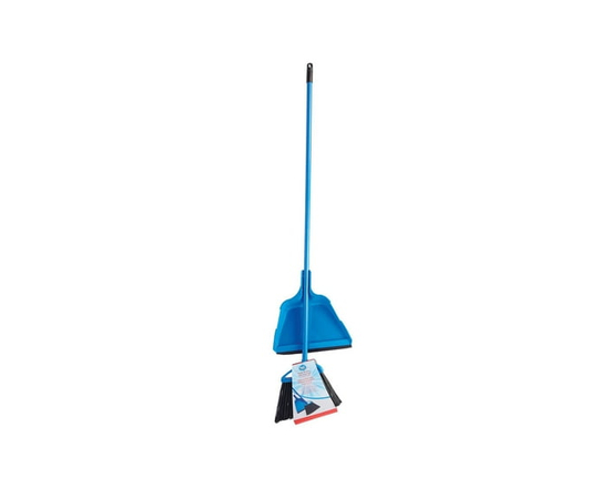 Great Value Angle Broom with Plastic Dust Pan