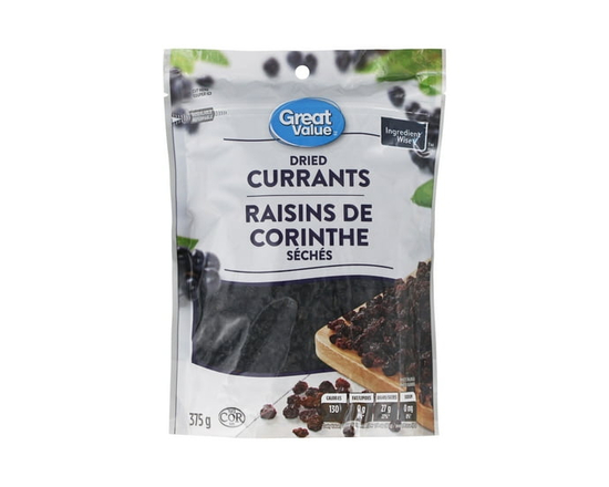 Great Value Dried Currants - 375 g