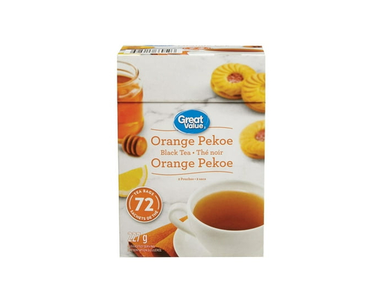 Great Value Orange Pekoe Black Tea - 227 g