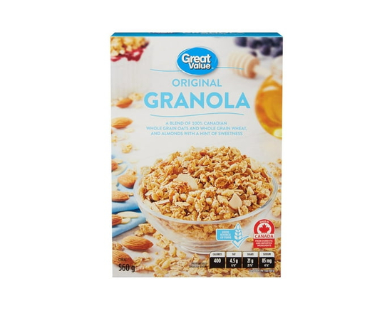Great Value Original Granola Cereals - 560 g