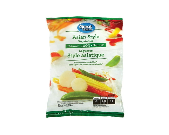 Great Value Asian Style Vegetables - 500 g