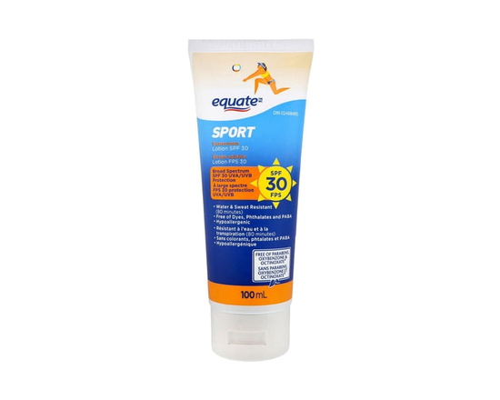 Equate Travel Size Sport SPF 30 Sunscreen Lotion - 100