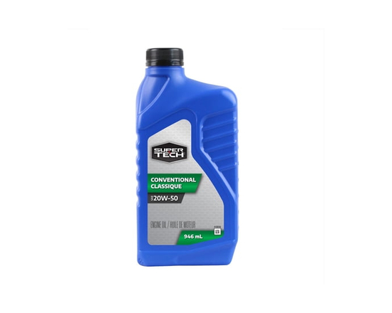Huile Moteur Conventionnelle Super Tech 20W-50 - 946ml.
