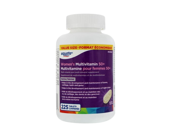 Equate Senior Women's Multivitamin - 225 Tablets