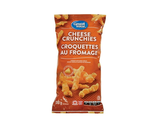 Great Value Cheese Crunchies - 310 g