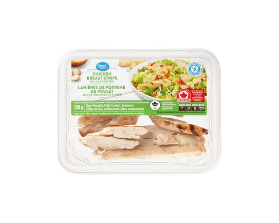 Great Value fully cooked Chicken Breast Strips