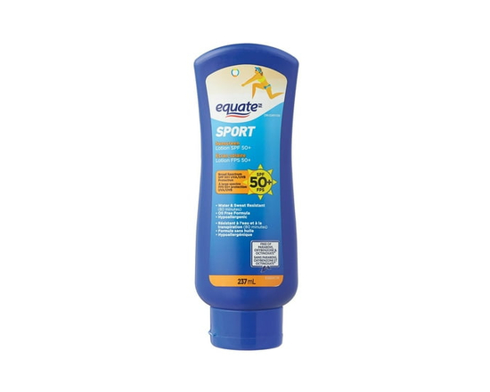 Equate Sport SPF 50+ Sunscreen Lotion - 237mL