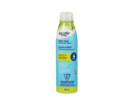 Equate After Sun Continuous Spray Aloe Vera - 177ml