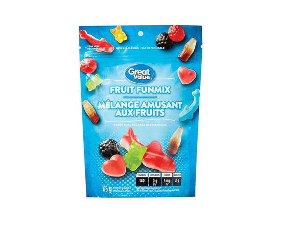 Great Value Fruit Funmix Candy Mix 175 Grams - 175 g