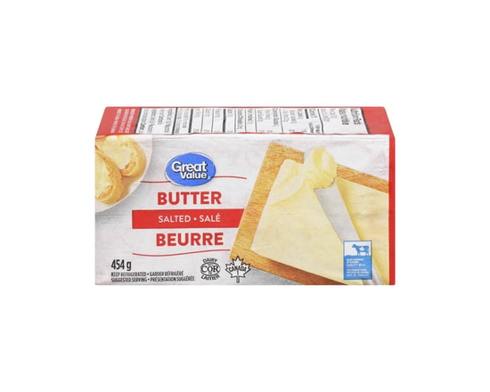 Great Value Salted Butter - 454 g