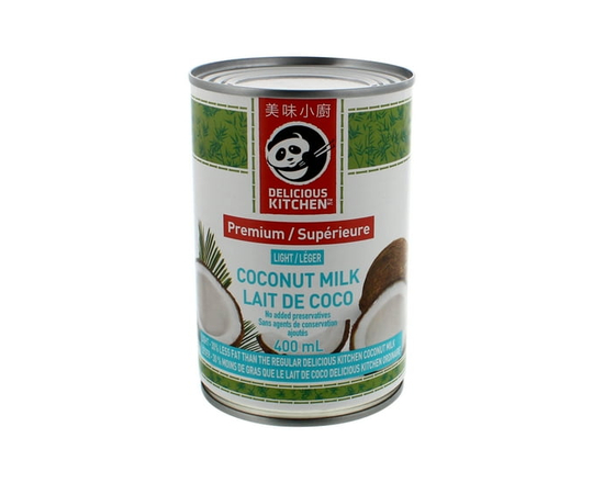 Delicious Kitchen Lait de Coco Léger Supérieur 400ml - 400 ml