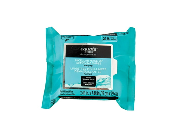 Equate Beauty Micellar Make-up Removing Wipes 25ct