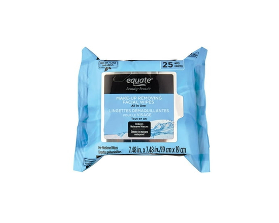 Equate Beauty Make-up Removing Facial Wipes 25ct