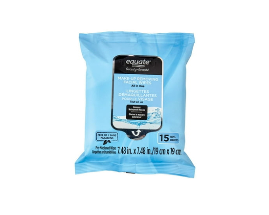 Equate Beauty Lingettes Démaquillantes Visage