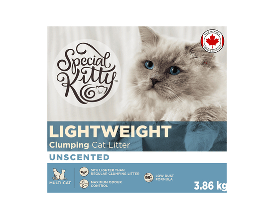 Special Kitty Unscented Lightweight Clumping Cat Litter 3.86kg - 8 lbs