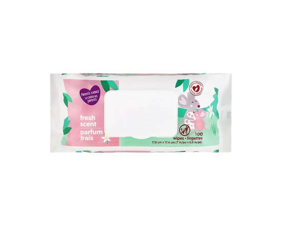 Lingettes Parfum frais Le choix des parents