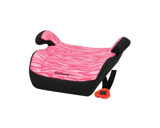 Harmony Siège d'Appoint pour Jeunes Sans Dossier Siège d'Appoint Siège d'Auto (Zèbre rose)
