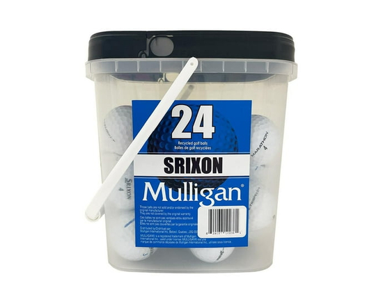 Srixon Recycled Golf Balls, pack of 24, by Mulligan