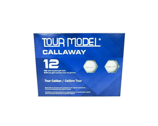 Callaway Tour Model Recycled Golf Balls, pack of 12, by Mulligan
