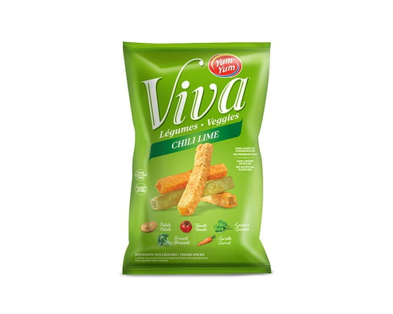 Yum Yum Viva bâtonnets aux légumes chili lime 150g - 150g