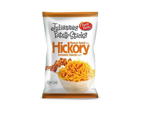 Yum Yum Potato sticks hickory smoked bacon 300g - 300g