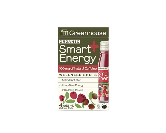 Greenhouse Organic Smart Energy Wellness Shots (4 Pack)