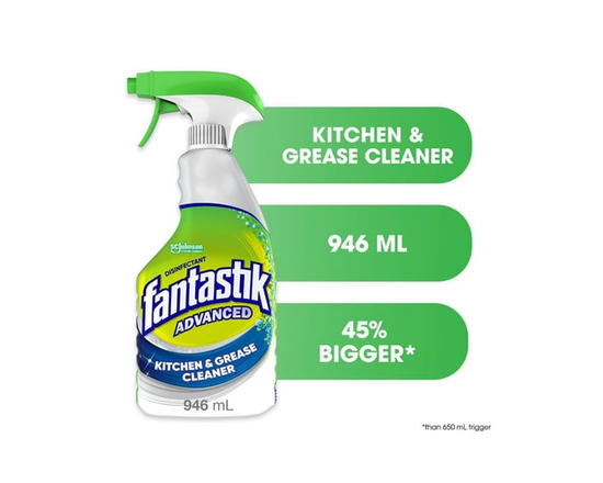 Fantastik® Disinfectant Advanced All Purpose Cleaner, Kitchen and Grease Cleaner, 946ml - 946 mL