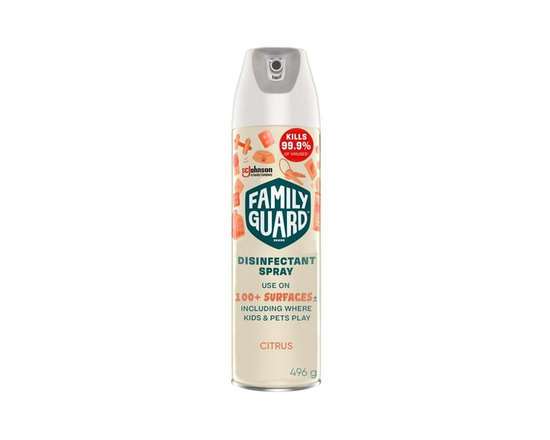Family Guard™ Disinfectant Spray, Kills 99.9% of Germs, Citrus Scent - 496g