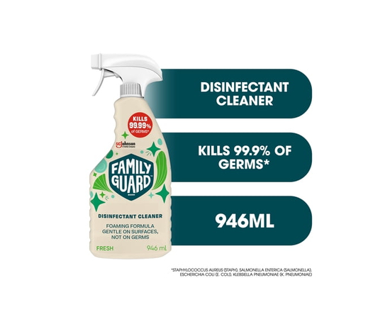Family Guard™ Disinfectant All Purpose Cleaner, Kills 99.99% of Germs, Fresh Scent, 946ml - 946 mL