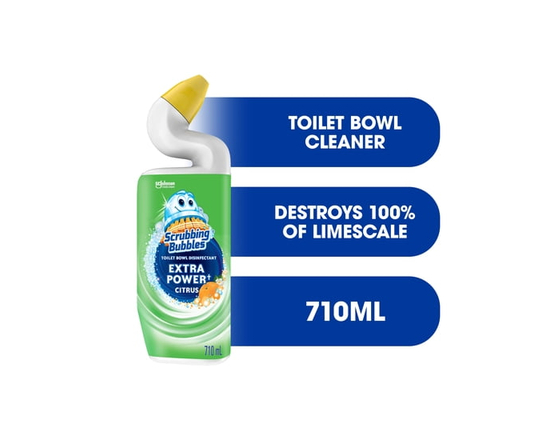 Scrubbing Bubbles® Toilet Bowl Cleaner, Extra Power, Rainshower Scent, 710mL - 710 mL