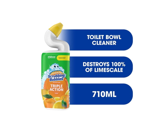 Scrubbing Bubbles® Toilet Bowl Cleaner, Triple Action, Citrus Scent, 710ml - 710 mL