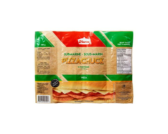 Emballage multiple de sous-marins Pizzachuck Martel