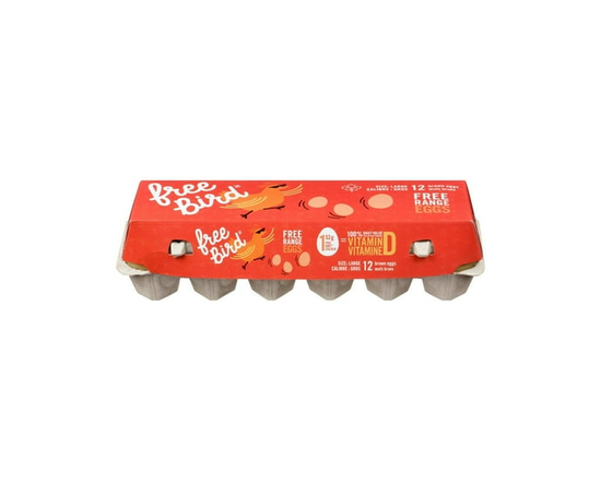 Free Bird Free Range 12 Eggs - L