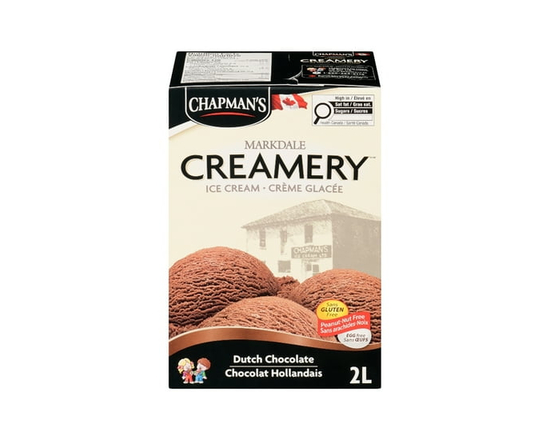 Chapman's Markdale Creamery Dutch Chocolate Ice Cream in a Carton - 2 L