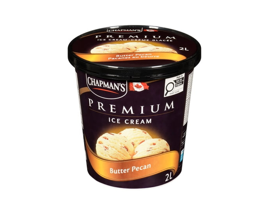 Chapman's Premium Butter Pecan Ice Cream in a Tub - 2 L
