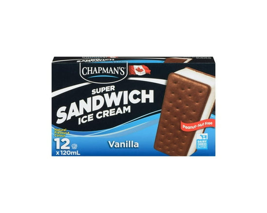 Chapman's Super Sandwich Vanilla Ice Cream in a Box - 120 mL