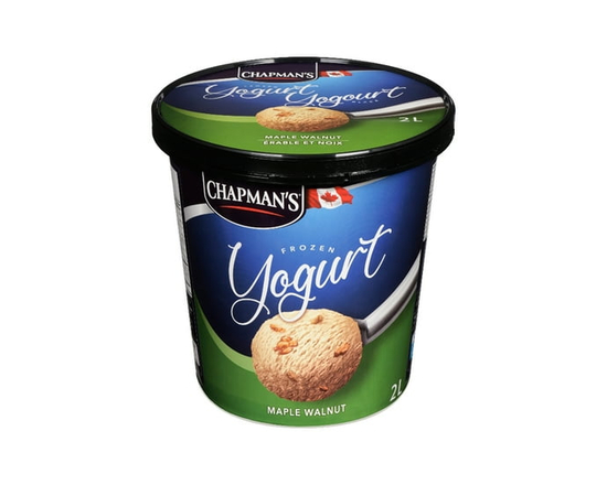 Chapman's Frozen Yogurt, Maple Walnut in a Tub - 2 L